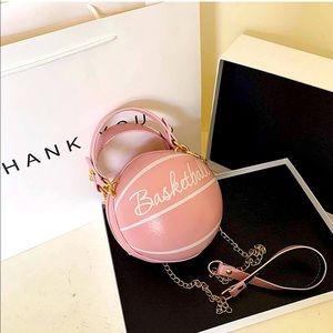 Ball is Life Purse -Baby Pink